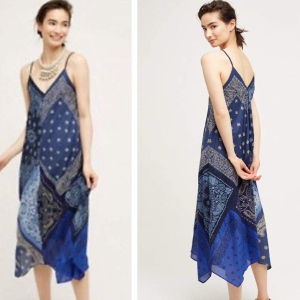 Anthropologie Holding Horses bandana midi